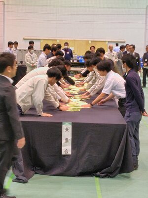 南魚沼市議選の開票作業