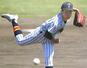 帝京長岡-中越 8回無失点に抑えた帝京長岡の先発小林真大=長岡市悠久山