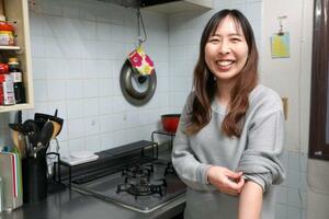 一般社団法人「マスターピース」代表理事の菊池真梨香さん=2月、千葉県市川市のシェアハウス