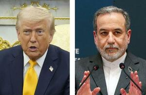 　トランプ米大統領、イランのアラグチ外相（ロイター＝共同）