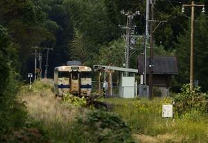 福岡県飯塚市のJR筑豊線、筑前内野駅=2022年
