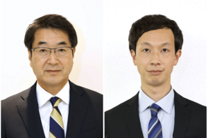 中原八一氏（左）と鈴木映氏（右）