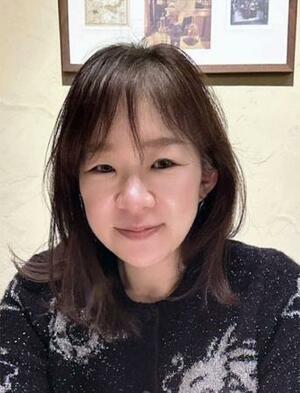 オンラインで取材に応じる前原志保九州大准教授