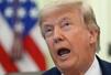 トランプ米大統領＝１１日、ワシントン（ＡＰ＝共同）