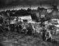 小笠原諸島の硫黄島に上陸する米軍=1945年2月19日(Corbis提供・ゲッティ=共同)