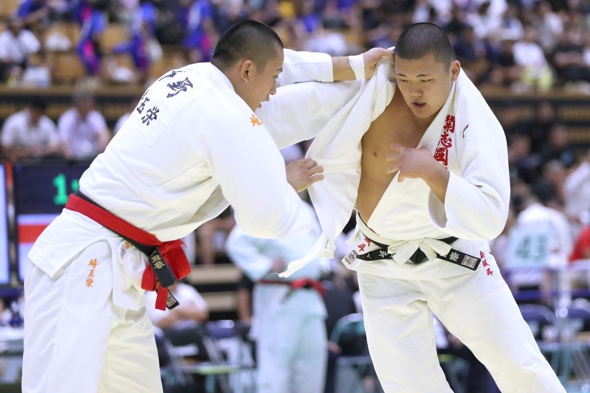 全国高校総体（インターハイ）2024］柔道男子100キロ級・新妻颯斗