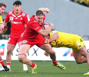 東京SG―神戸 後半、突進する神戸・レタリック=味スタ