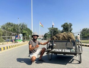 徒歩でユーラシア大陸を横断する佐藤基さん