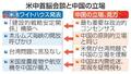 　米中首脳会談と中国の立場
