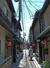 無電柱化前の先斗町=2006年5月、京都市