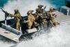 5月、ルーマニア東部コンスタンツァで軍事演習に参加するNATOの特殊部隊(ゲッティ=共同)