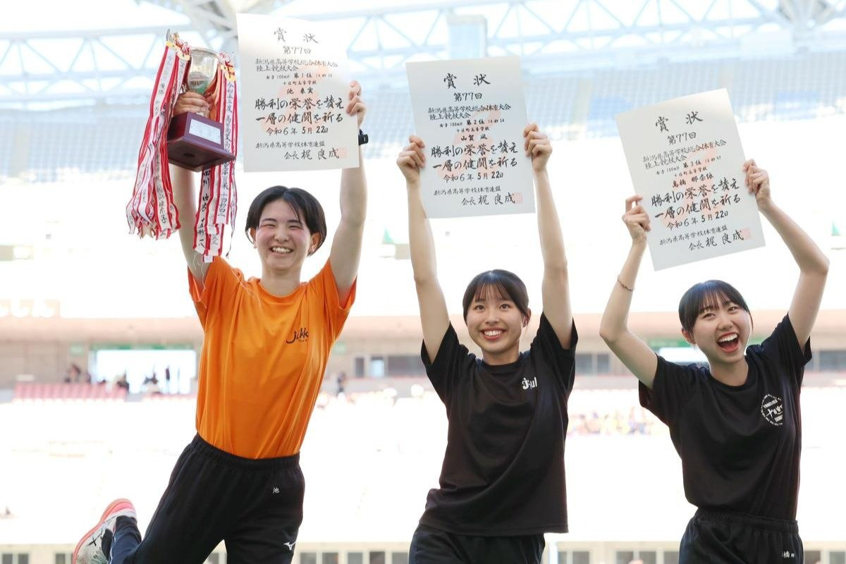 新潟県高校総体2024］陸上・女子100メートル障害で池来実がV、十日町