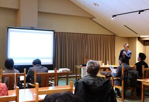 地域協議会の在り方について意見を交わした合同研修会=上越市安塚区