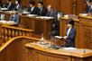 参院本会議で質問に立つ打越さく良氏＝１９日