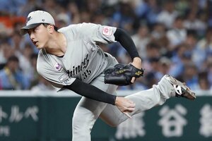 西武戦に先発したロッテ・田中晴=ベルーナドーム