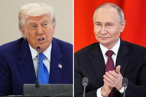 トランプ米大統領(左)とプーチン・ロシア大統領(AP=共同)