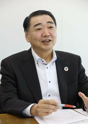 大光銀行の川合昌一頭取