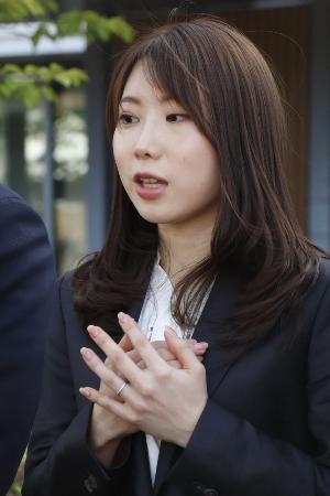 　福山里帆さん＝４月２１日、金沢市
