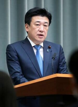 　記者会見する木原官房長官＝９日午後、首相官邸