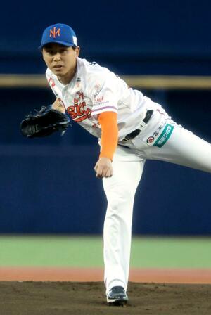 オイシックス－ロッテ　オイシックス先発の笠原祥太郎