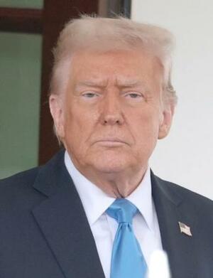 トランプ米大統領(ゲッティ=共同)