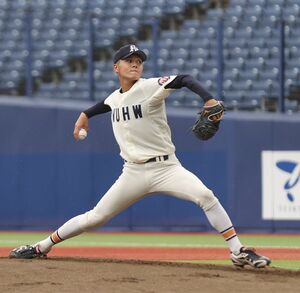 先発した新潟医福大の川瀬直=エコスタ