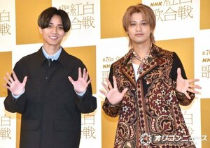 ステージ上で“ネタバレ”緊急会議をしたKing ＆ Prince（左から）永瀬廉、高橋海人 （C）ORICON NewS inc.