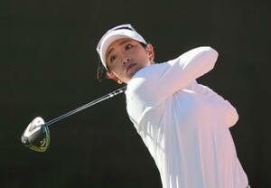 　第３ラウンド、通算９アンダーで５位の原英莉花＝シャロンハイツ・クラブ（共同）