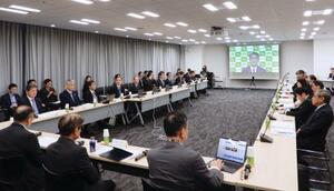 給付付き税額控除の制度設計を担う「社会保障国民会議」の有識者会議=9日午後、東京都港区