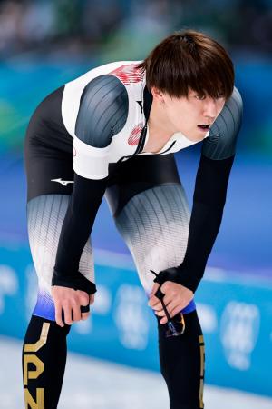 　男子１０００メートル　レースを終えた野々村太陽＝ミラノ（共同）