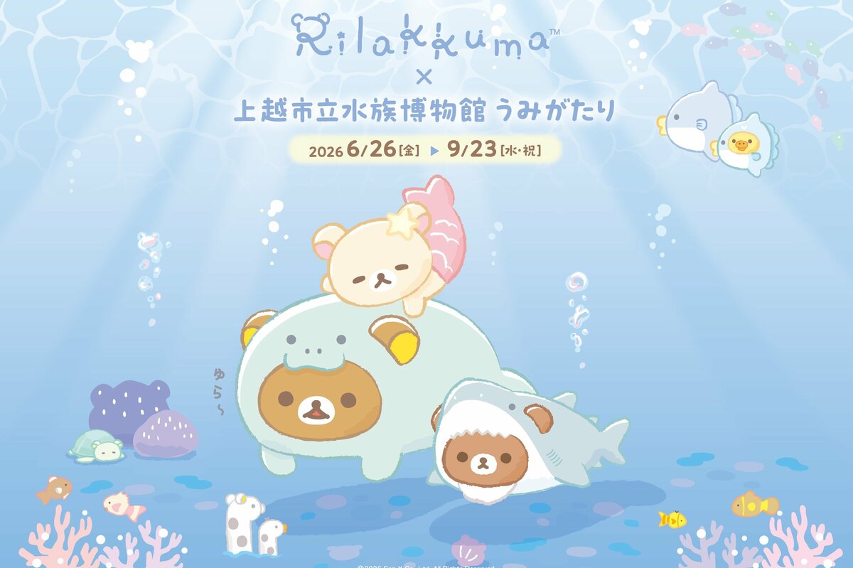 水族館とリラックマがコラボ！癒しの特別体験