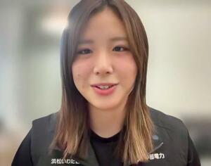 　オンラインで取材に応じるスノーボード女子の三木つばき＝２０日