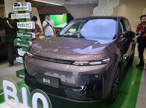 「リープモーター」のSUVのEV「B10」=25年5月、中国浙江省杭州市
