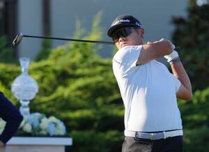 　第１ラウンド、１０アンダーで首位の久常涼＝ペブルビーチ・リンクス（共同）