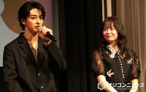 演奏経験ゼロで撮影に挑んだことを明かした（左から）新原泰佑、莉子 （C）ORICON NewS inc.