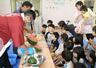 小玉スイカのＮｉｉｇａｔａルビームーンについて学ぶ出前授業＝新潟市西区山田