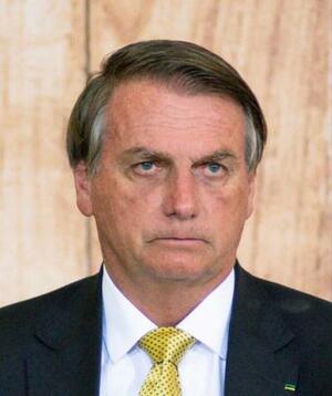 　ブラジルのボルソナロ前大統領（ゲッティ＝共同）