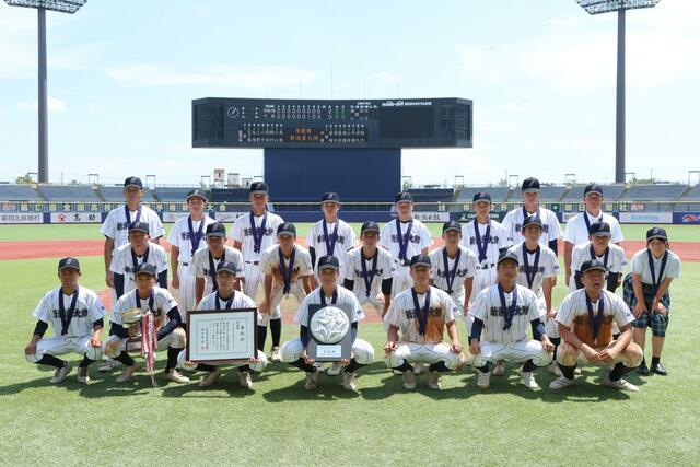 準優勝の新潟産大付=エコスタ