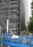 　大規模修繕工事を実施中のマンション＝４日午後、東京都千代田区