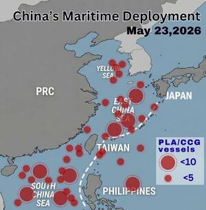 23日、呉ショウ燮氏がX(旧ツイッター)に投稿した画像(共同)