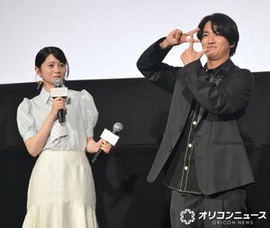 映画『モブ子の恋』公開直前イベントに出演した(左から)桜田ひより、木戸大聖 (C)ORICON NewS inc.
