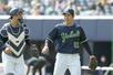 オイシックス戦で力投したヤクルトの下川隼佑＝４月、エコスタ