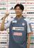 来季昇格が内定したU-18のGK内山翔太=聖籠町