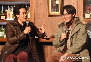 映画『探偵はBARにいる』シリーズ最新作製作発表会見に出席した大泉洋、松田龍平 (C)ORICON NewS inc.