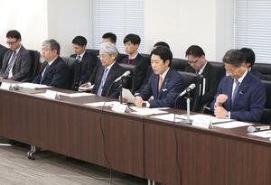 柏崎刈羽原発の運営状況を確認した政府の「監視強化チーム」の初会合=22日、東京・永田町