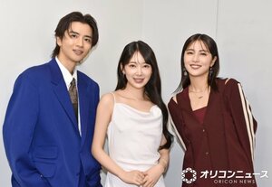 ドラマ『ディープリベンジ-顔を捨てた家政婦-』の取材会に参加した（左から）飯島寛騎、堀未央奈、石川恋 （C）ORICON NewS inc.