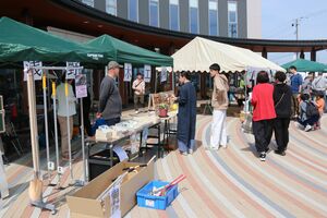 ガーデニング愛好者らでにぎわった園芸フェア=三条市荒町2