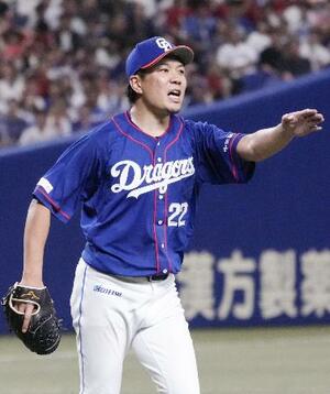 1失点完投で5勝目を挙げた中日・大野=バンテリンドーム