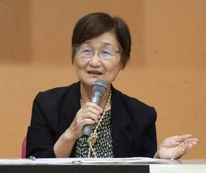 　「気候ネットワーク」の浅岡美恵代表