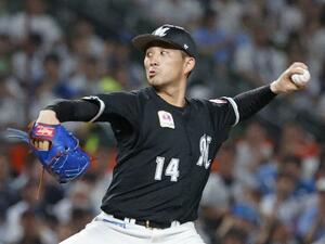 西武戦に先発したロッテ・小島=ベルーナドーム